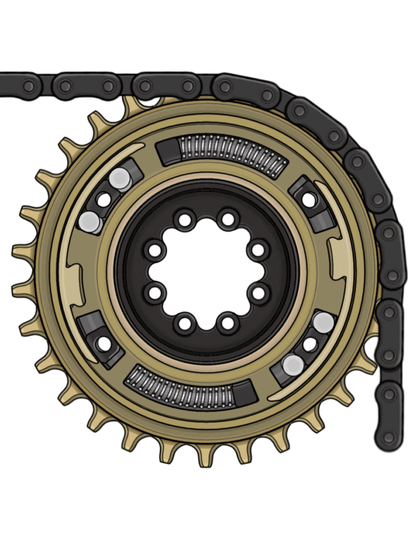 Chain Damper RIMPACT - przekrój